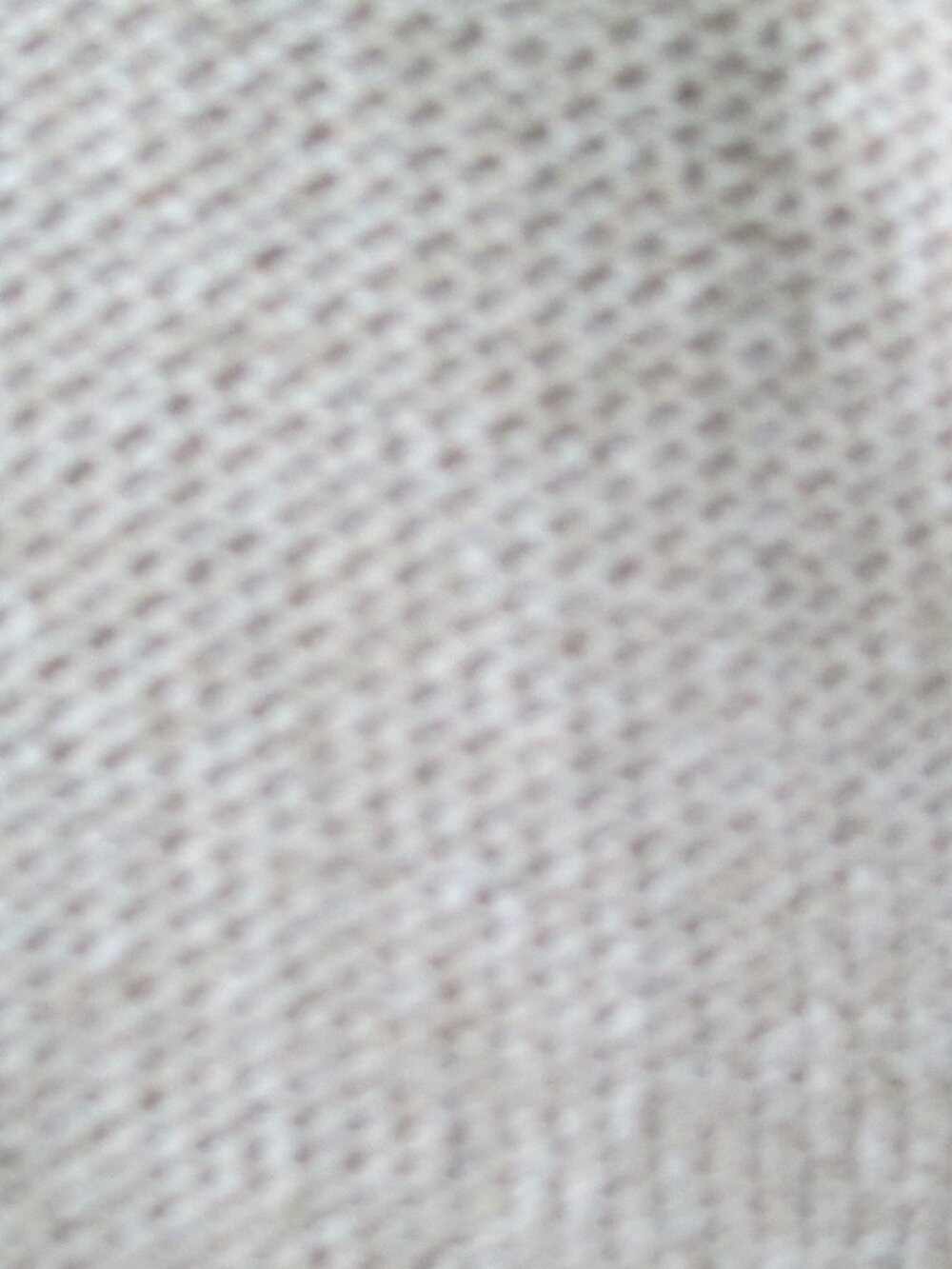 Quince 100% Organic Cotton Cropped Cardigan in Cement Marl - Picture 5 of 14